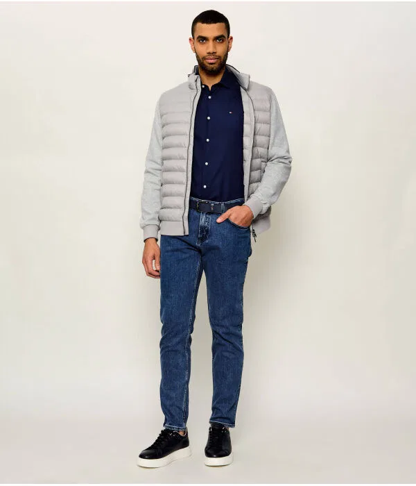 Мужская рубашка с длинным рукавом Slim Fit Tommy Hilfiger, Blu Marino — фото 2