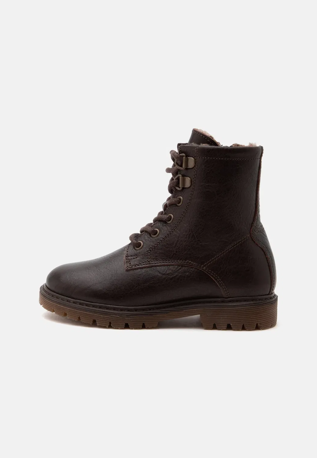 Майя - ботильоны на шнуровке Bisgaard, Dark Brown