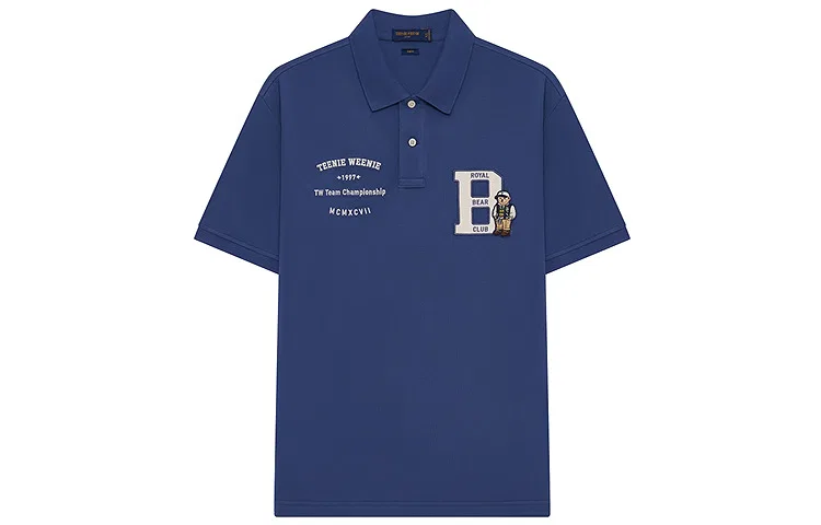 Детское поло с длинным рукавом Evergreen Collection Teenie Weenie Men, Ocean Blue