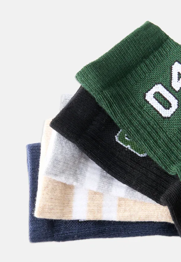 Набор из 5 носков Varsity Friboo, черный/серый/оливковый — фото 2