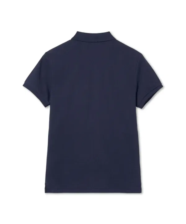 Поло с коротким рукавом из сетки, Polo Ralph Lauren, темно-синий — фото 2