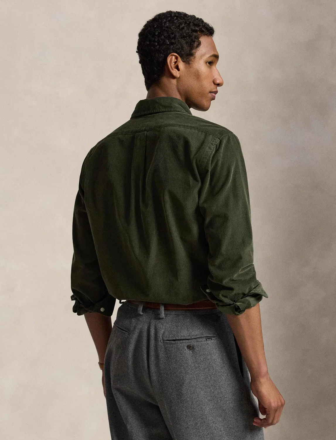 Рубашка с длинным рукавом Polo Ralph Lauren, Verde Oliva — фото 3