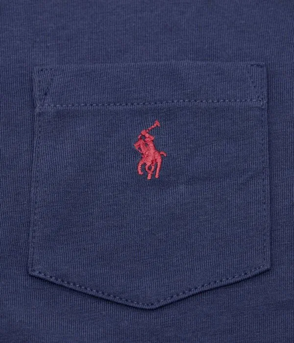 Детское поло Polo Ralph Lauren, синий — фото 4