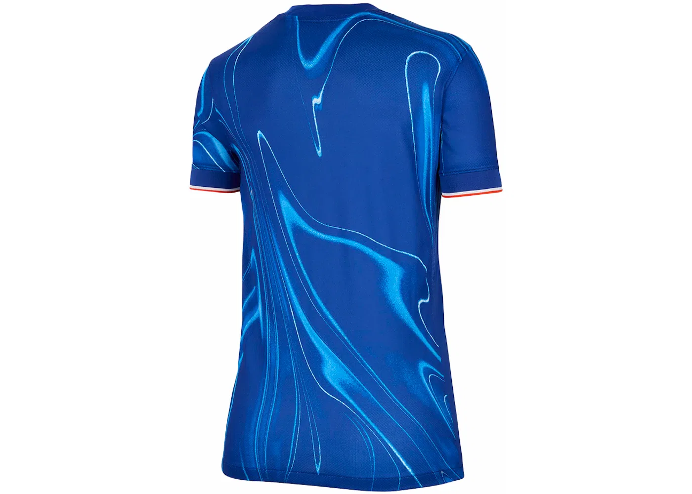 Мужская футбольная футболка с длинным рукавом Nike Chelsea FC 2024 Stadium Home Soccer Replica Jersey, Rush Blue/Team Orange/White — фото 2