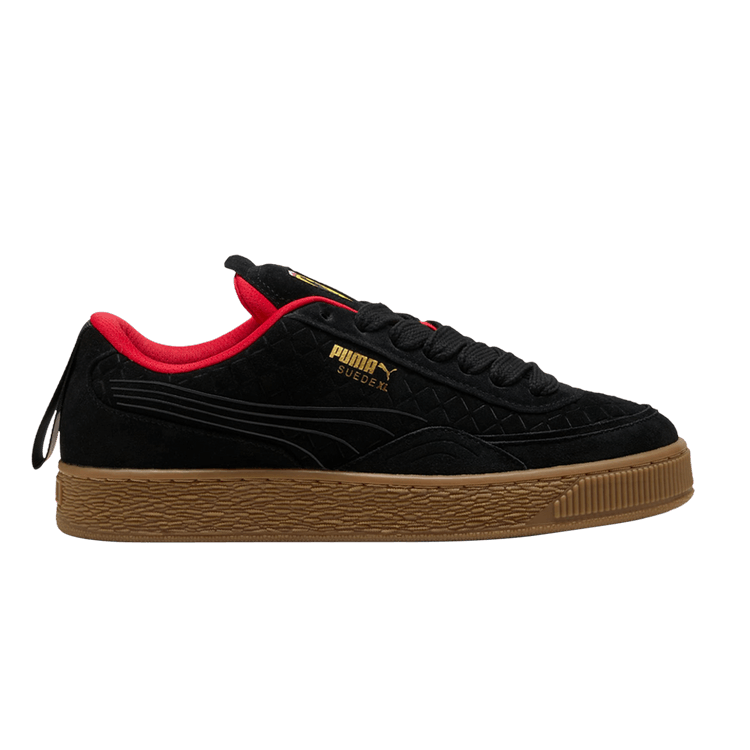 

Кроссовки Puma Scuderia Ferrari x Suede XL 'Black Rosso Corsa', черный