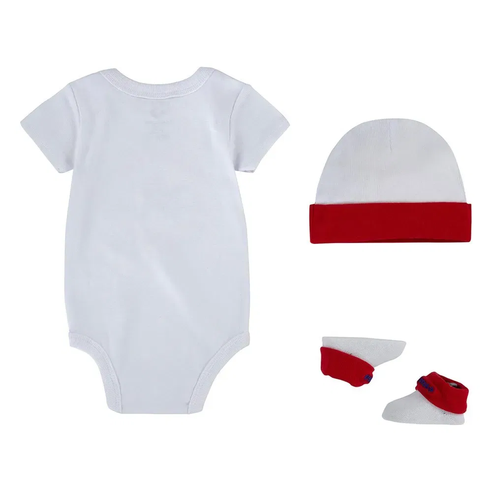 Комплект из футболки и шорт Converse Kids Classic, белый — фото 2