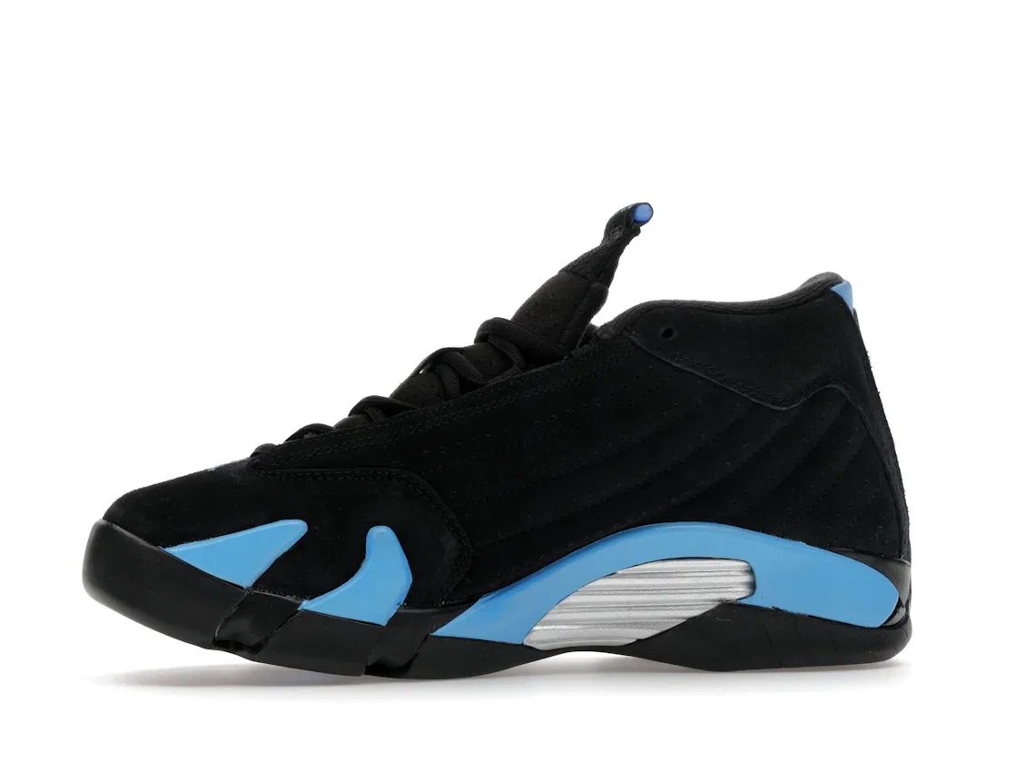 Детские кроссовки Lifestyle Jordan 14 Retro Black University Blue 2026 GS Jordan, Black/White/University Blue/Metallic Silver — фото 3