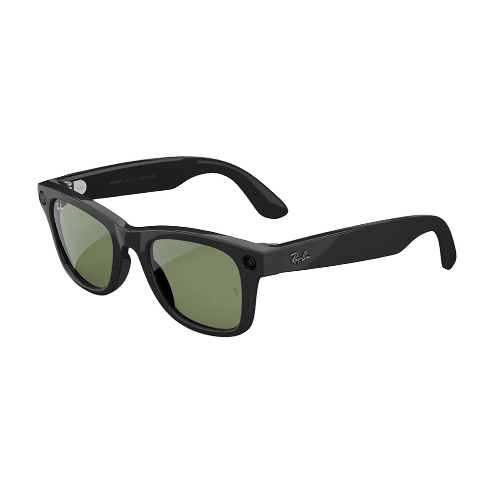 

Умные очки Ray-Ban Wayfarer (Gen 2), Standard, Shiny Black/Green