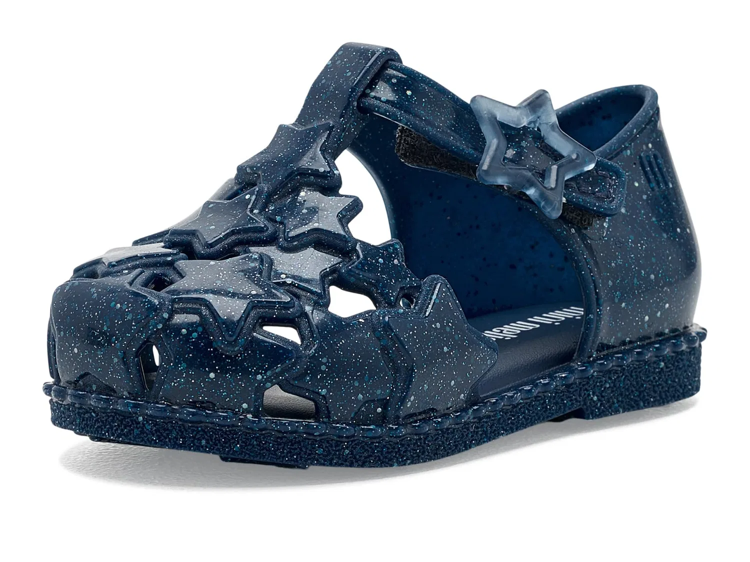 Сандалии Starry (для малышей и маленьких детей) Mini Melissa, Glitter Blue — фото 2