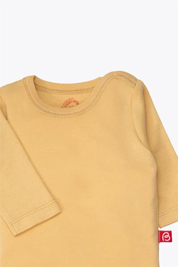 Детское боди с длинным рукавом 5-предметный набор Long Sleeve Body Bebetto, Hardal — фото 3