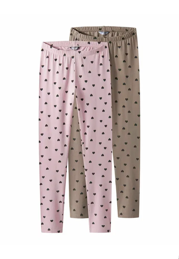 Комплект леггинсов с принтом Leggings 2 pack aop Two Soon, mocha meringue, мокко — фото 3