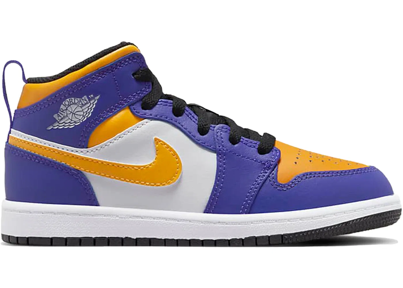 Детские кроссовки Lifestyle Jordan 1 Mid Jordan, Dark Concord/White/Black/Taxi