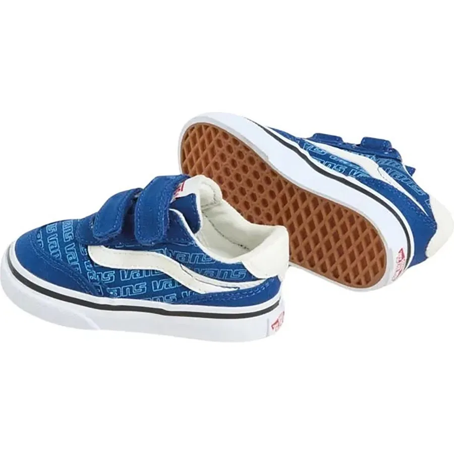 Детские повседневные кроссовки с закрытым носком Vans Brooklyn Ls V, Синий — фото 3