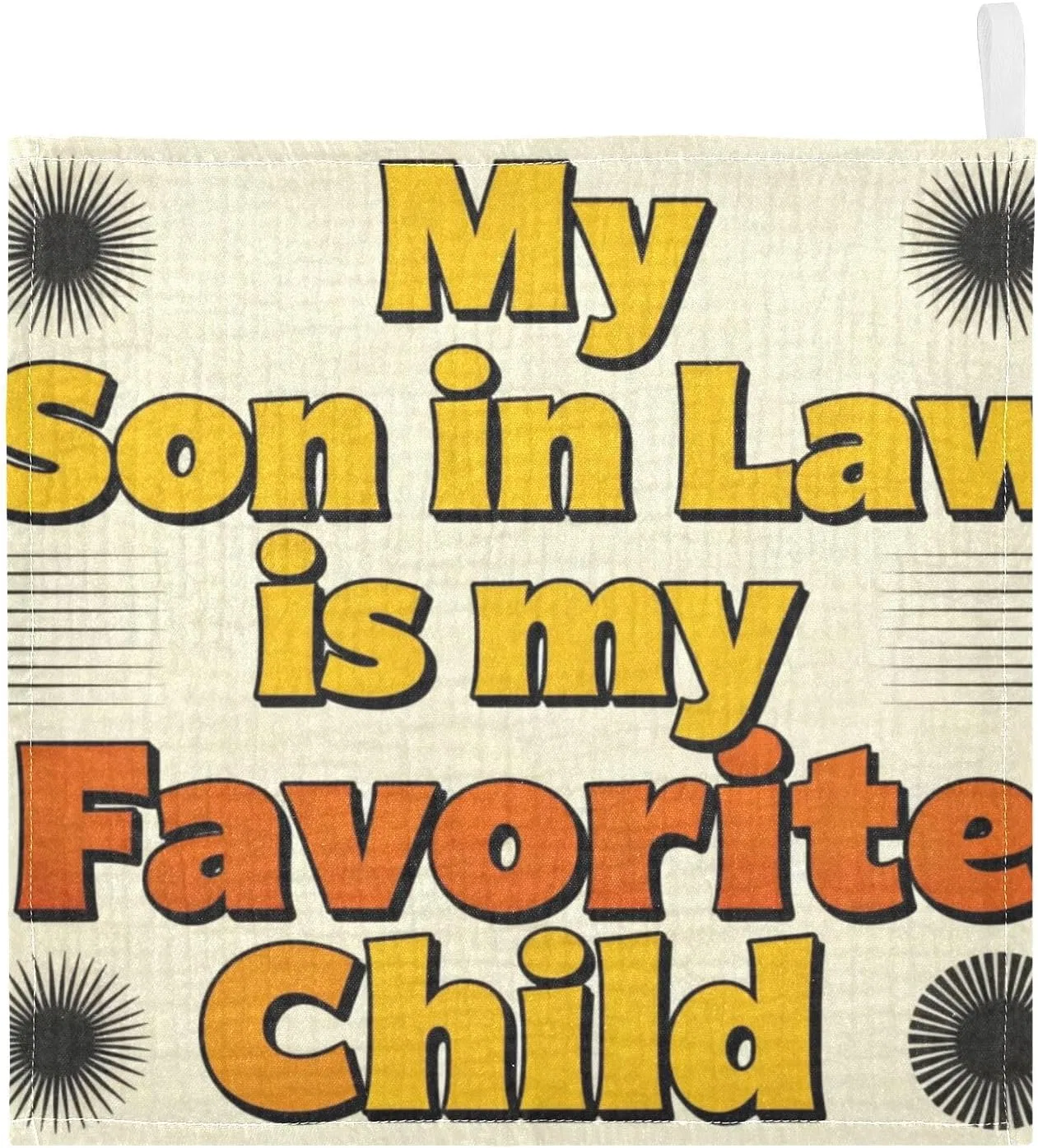 Марлевые салфетки 100% хлопок, GuoChe, набор 5 шт, 30x30 см, Retro My Son in Law Favourite Child