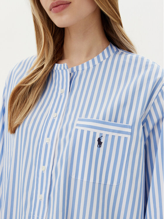 Ночная рубашка свободного покроя 4P9005 Polo Ralph Lauren, зеленый — фото 3