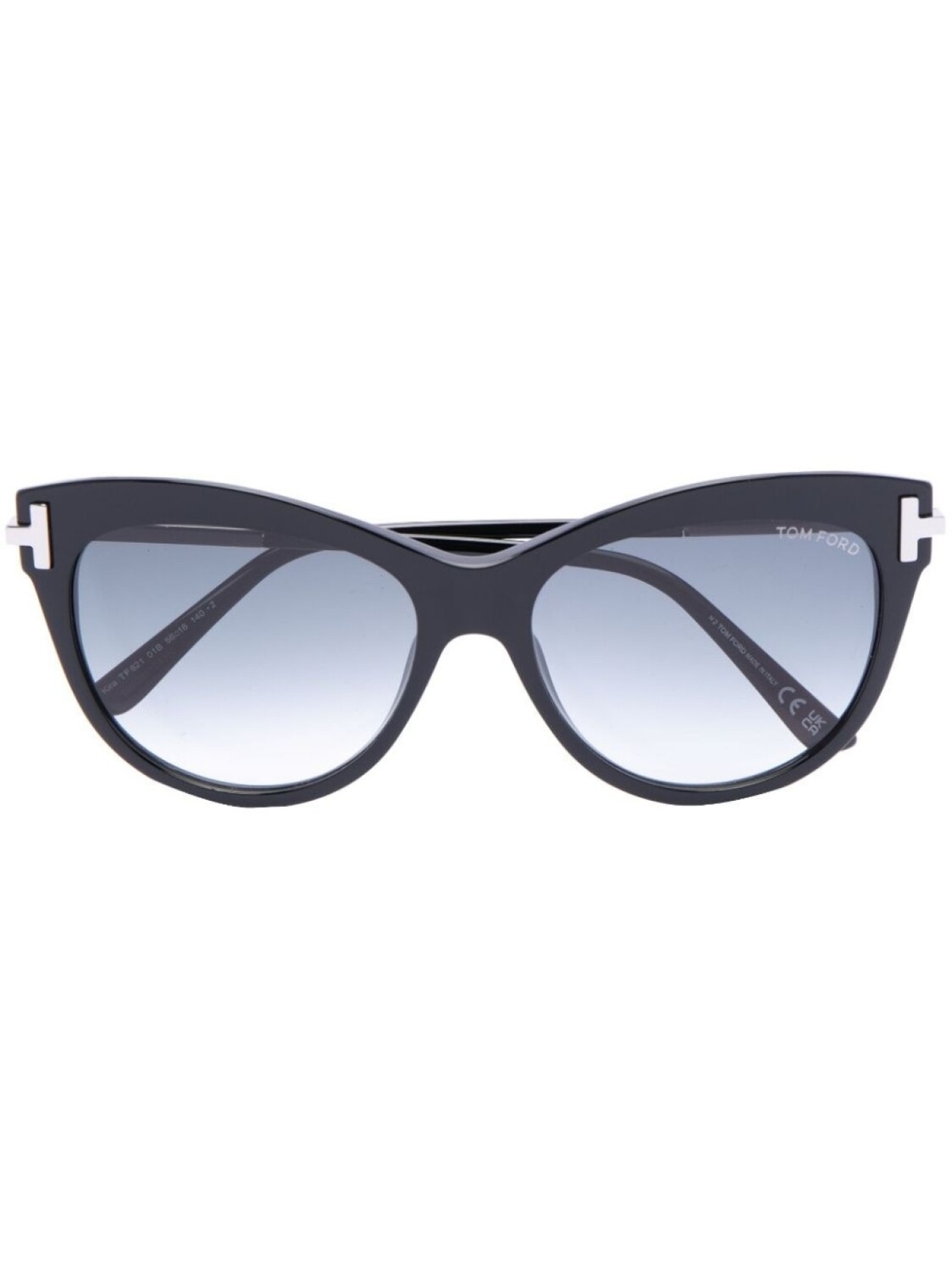 

TOM FORD Eyewear солнцезащитные очки в оправе 'кошачий глаз', черный