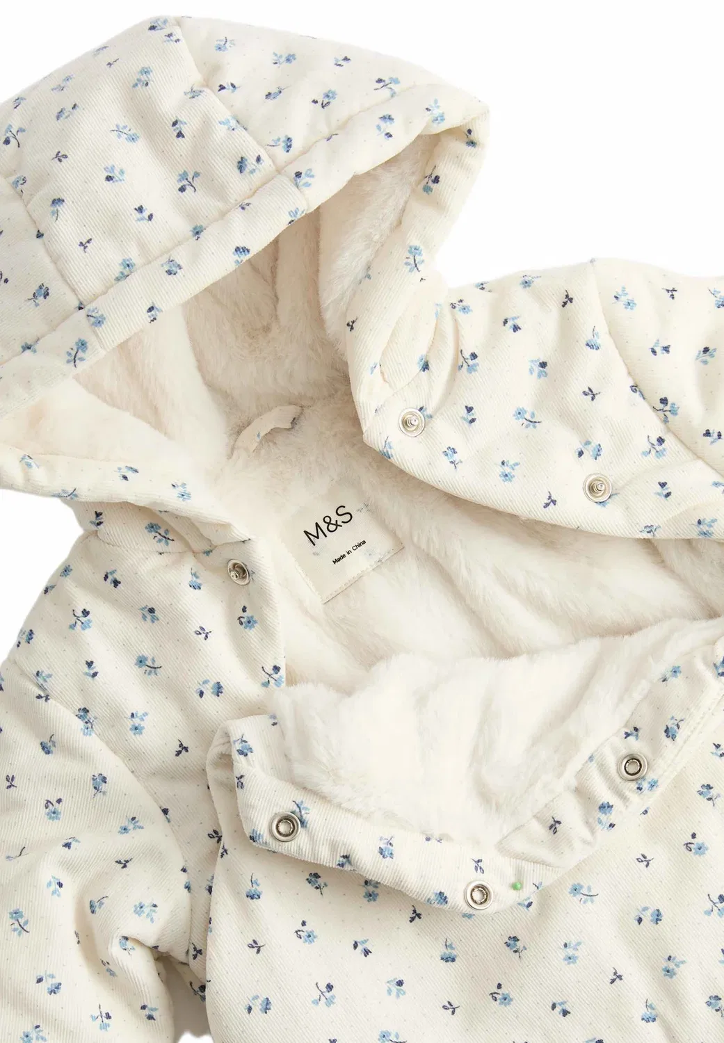 Зимний комбинезон унисекс Marks & Spencer, Ivory — фото 2