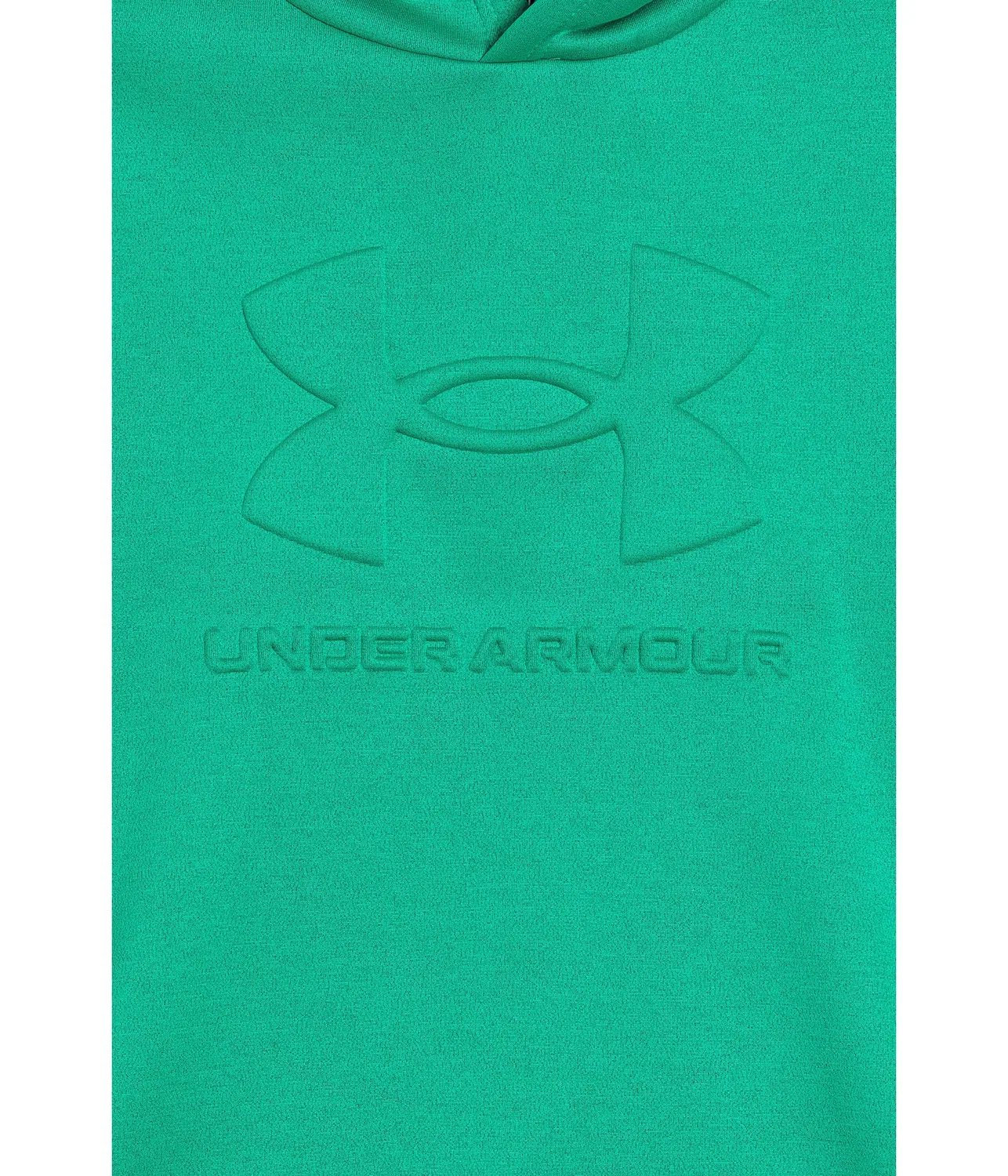Толстовка Armour Fleece с тиснением (для детей постарше) Under Armour Kids, Geode Green/Geode Green — фото 3