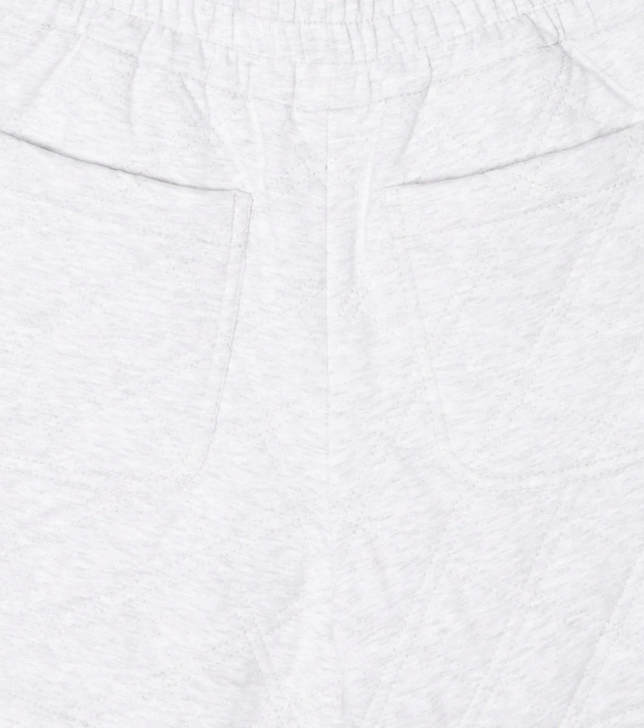 Стеганые хлопковые шорты Brunello Cucinelli Kids, серый — фото 3