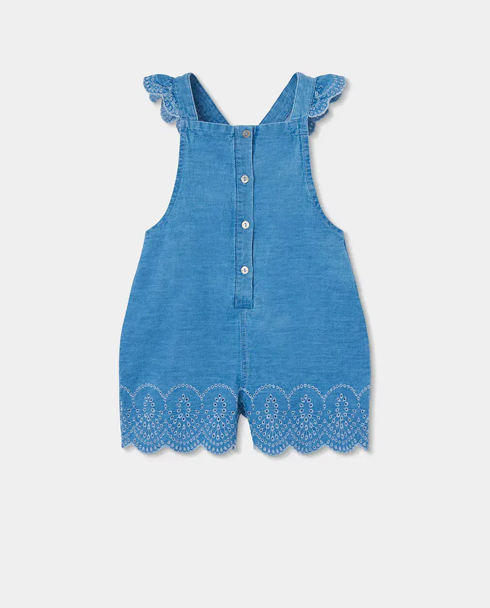 Детский комбинезон для девочек джинсовый Boboli, Azul