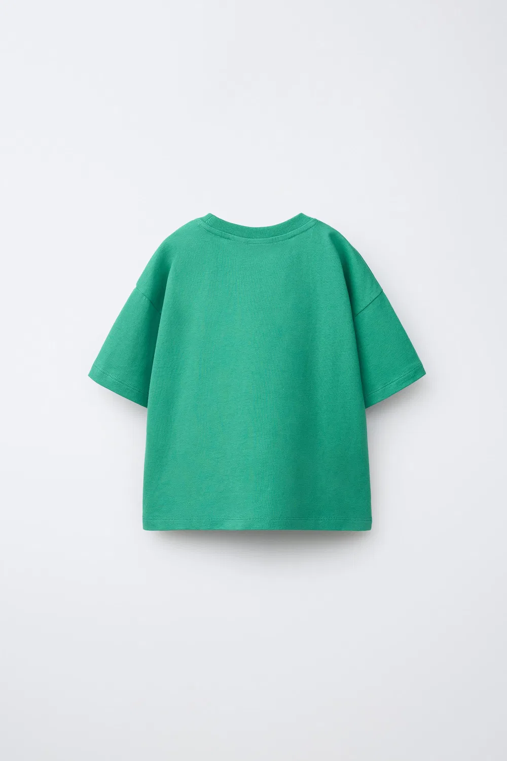 Футболка с вышивкой в виде парусника ZARA, Green — фото 2