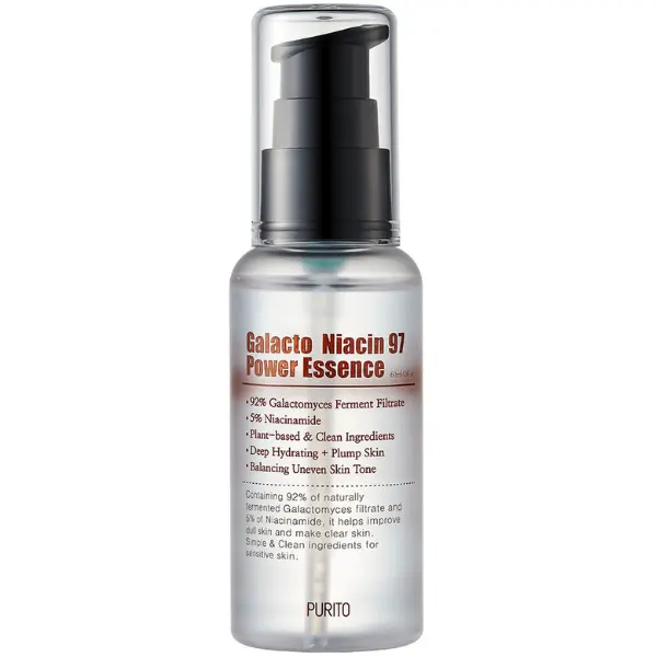 

Purito Galacto Niacin 97 Power Essence питательная эссенция для лица на основе фильтрата ферментации грибов Galactomyces, 60 мл
