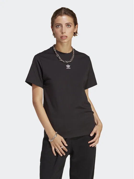Футболка regular fit Adicolor Essentials Regular T-Shirt Adidas, черный