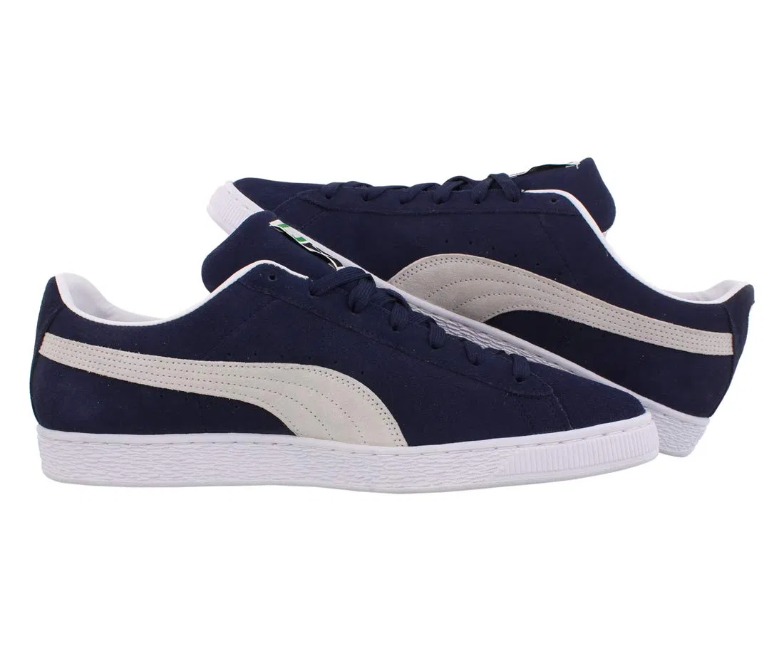 Детские кроссовки для мальчиков с низким профилем Drift Cat 5 SF PUMA, Peacoat Cloud White Blue — фото 2