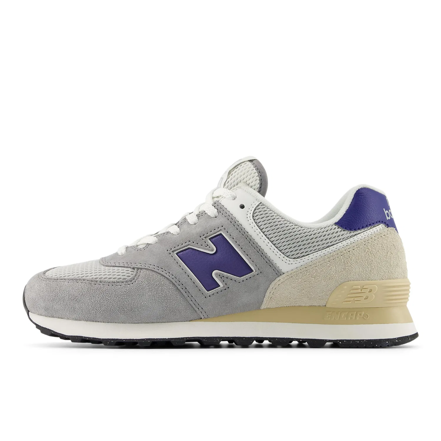 Детские кроссовки для мальчиков с сеткой New Balance 574 V2, Grey — фото 2