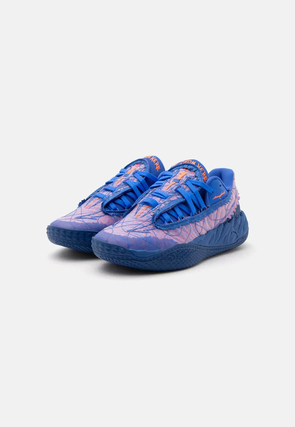Mb05 lo jr унисекс - баскетбольные кроссовки Puma, Bluemazing/Glowing Red — фото 2