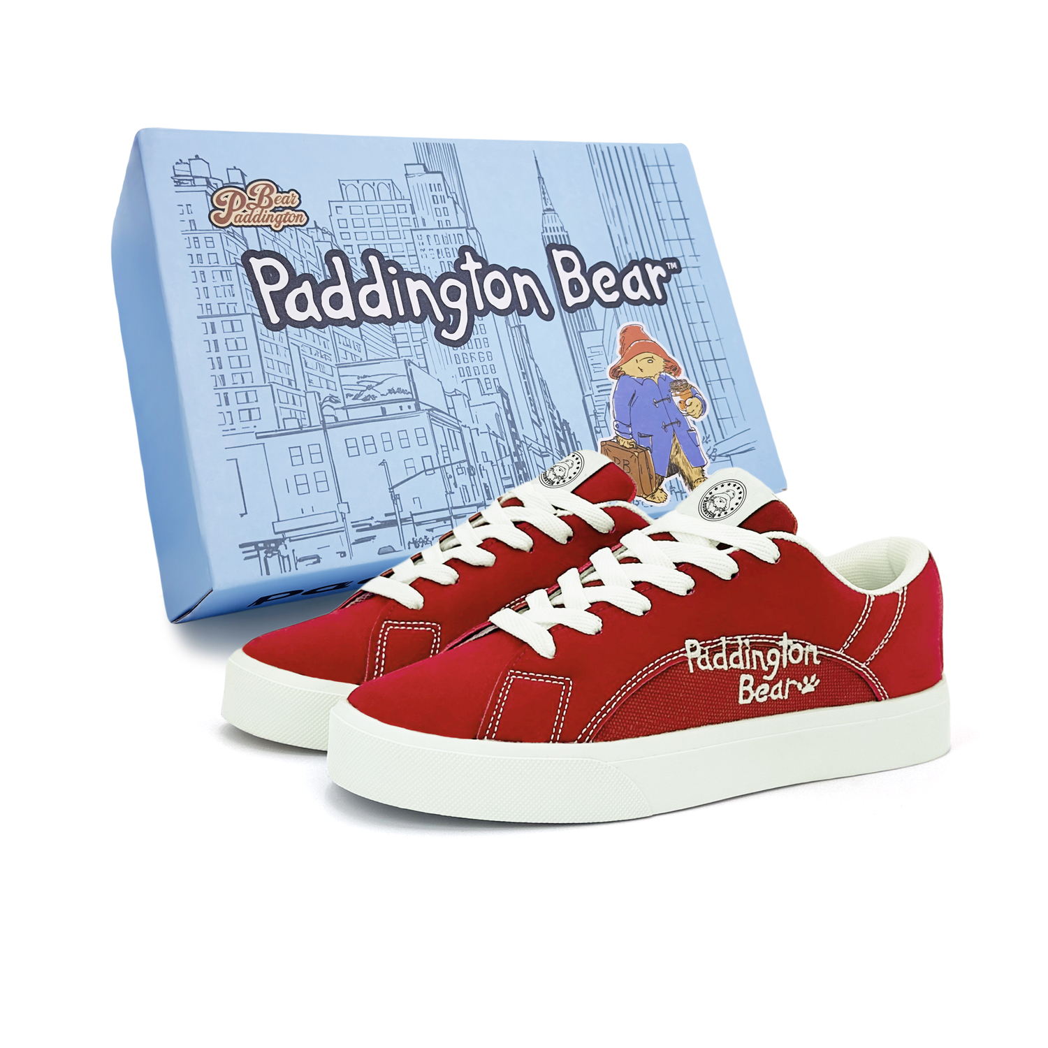 

Paddington Bears Низкие скейтерские кроссовки унисекс бордовые (с фирменной коробкой), цвет Burgundy (Custom Box Included)