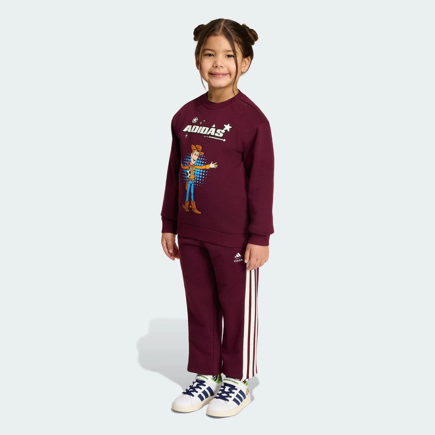 Детский спортивный костюм с эластичным поясом Toy Story Adidas, Карминрот Weiss