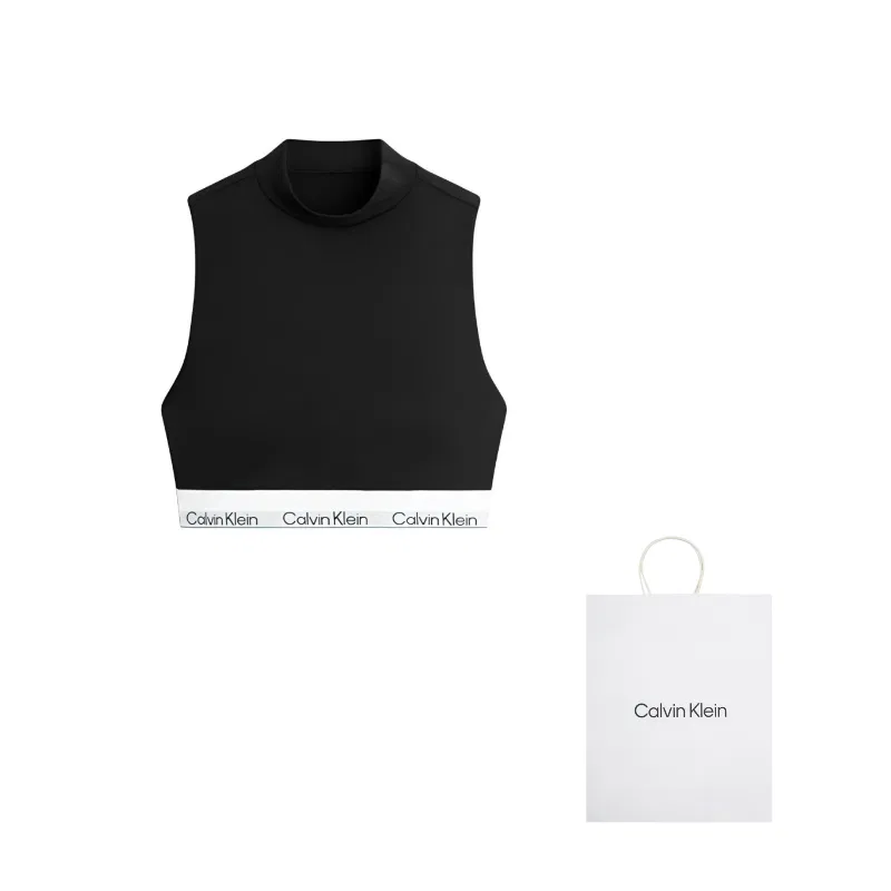 Женский бюстгальтер без косточек с подарком Calvin Klein, Space Black