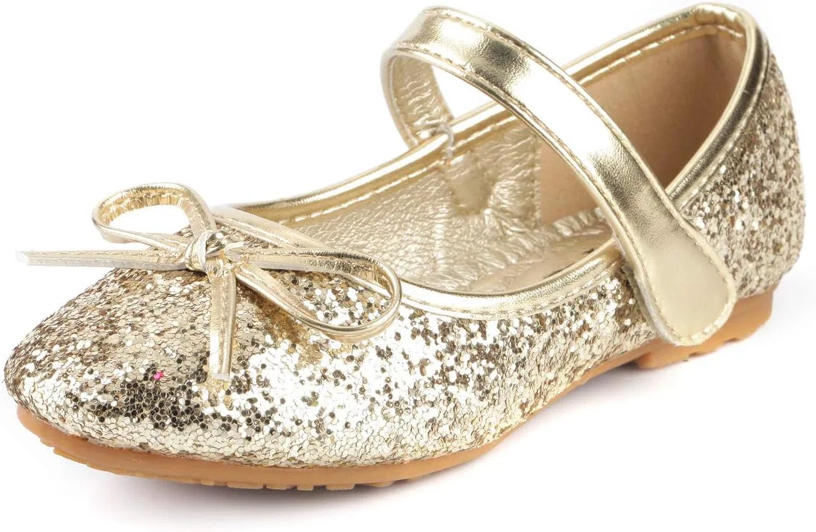 Детские балетки для девочек Nova Utopia Nova Footwear, Gold