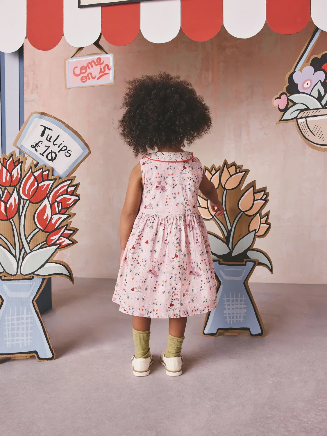 Платье с цветочным принтом, Cath Kidston Next, Cath Kidston Pink Ditsy — фото 4