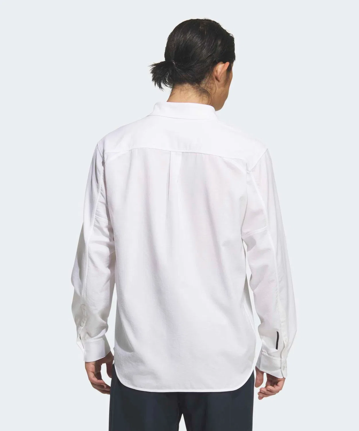 Мужская рубашка с длинным рукавоми принтом Regular Fit Adidas, White — фото 2