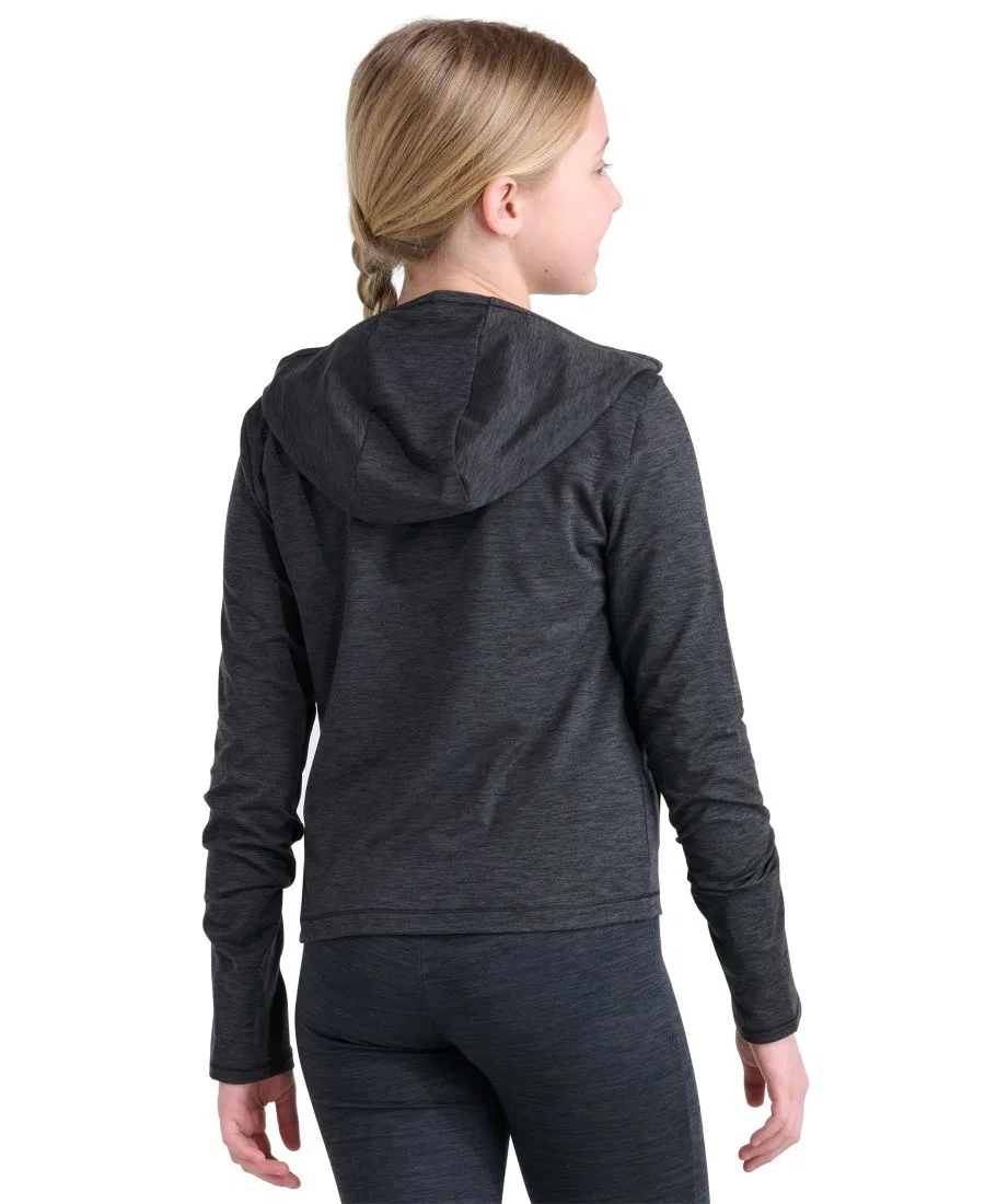 Детская куртка с капюшоном и длинным рукавом adidas, Black — фото 4