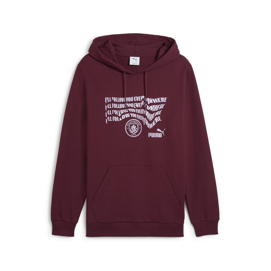 

Спортивная толстовка PUMA Manchester City ftblNRGН, цвет Dark red