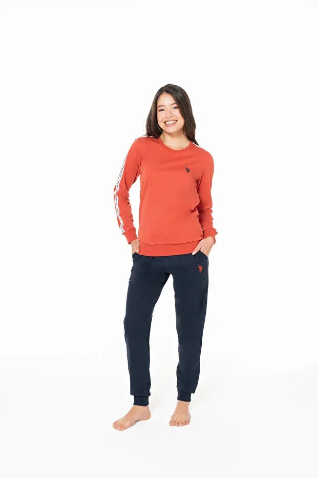 Женский хлопковый комплект пижам U.S. Polo Assn., Tile