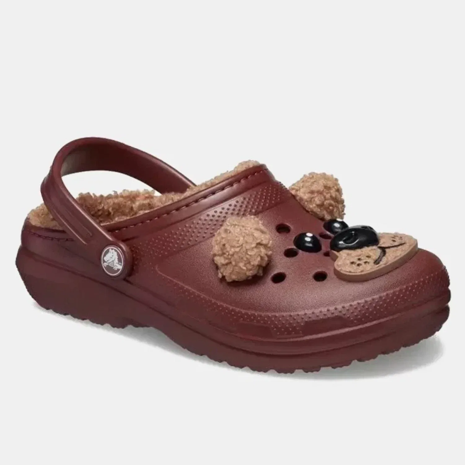 Детские сабо Crocs Classic Lined I A, коричневый Bear, коричневый — фото 2