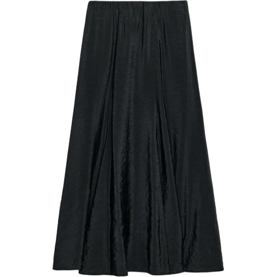 Женская длинная юбка Casual Black ZARA, Черный — фото 3