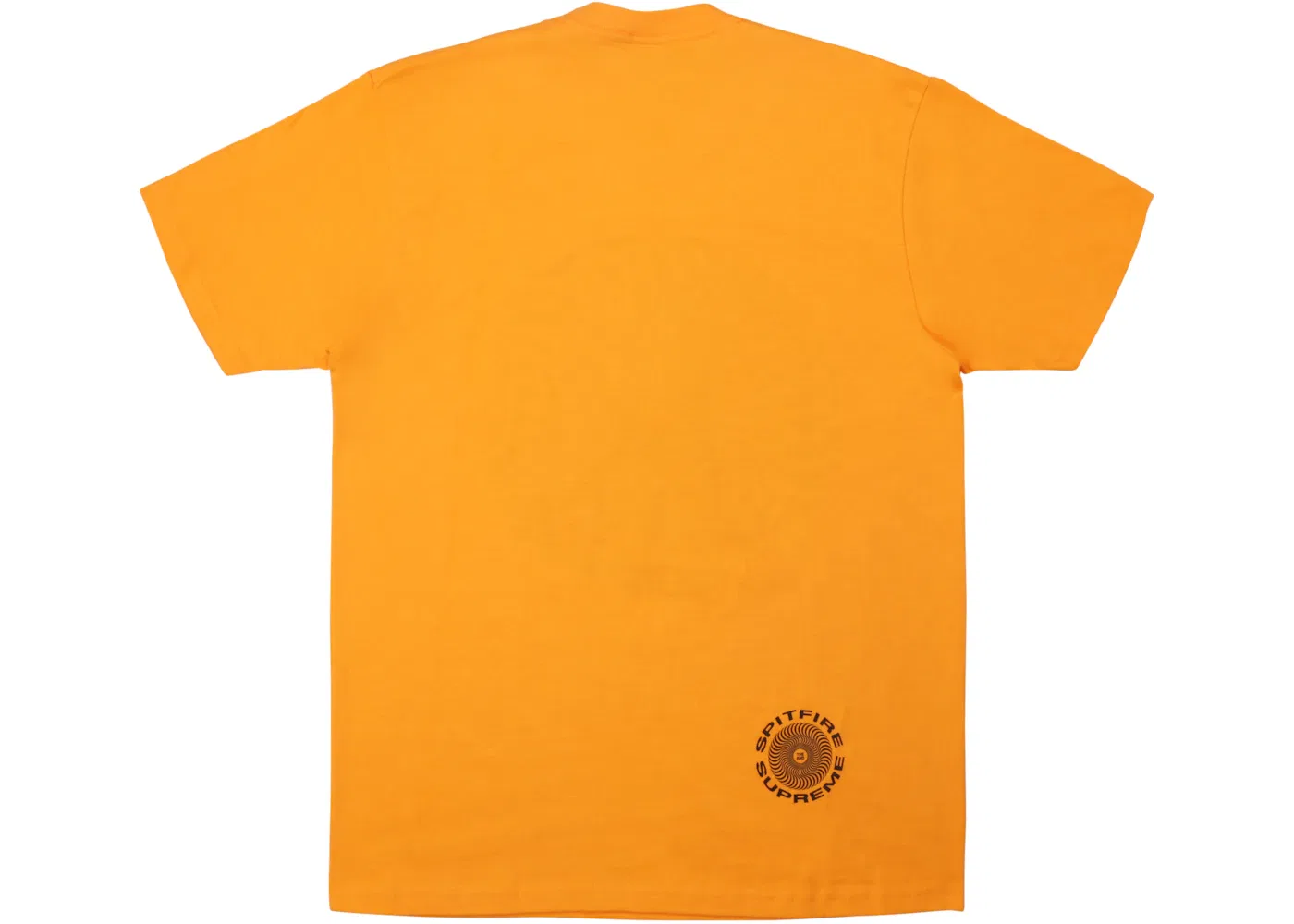 Мужская футболка с принтом Supreme Spitfire Classic Swirl Supreme, Bright Orange — фото 2