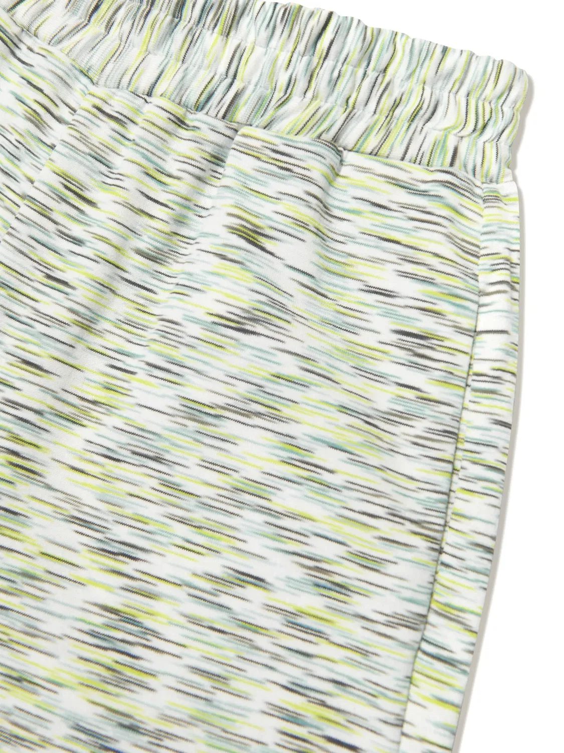 Шорты с зигзагообразным принтом из хлопка Missoni, зеленый — фото 4