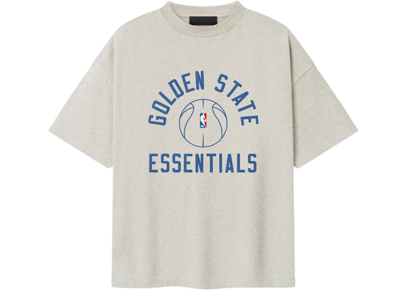 Унисекс футболка с принтом Fear of God Essentials Warriors x Barkley Hendricks 90s Tee, Heather Stone