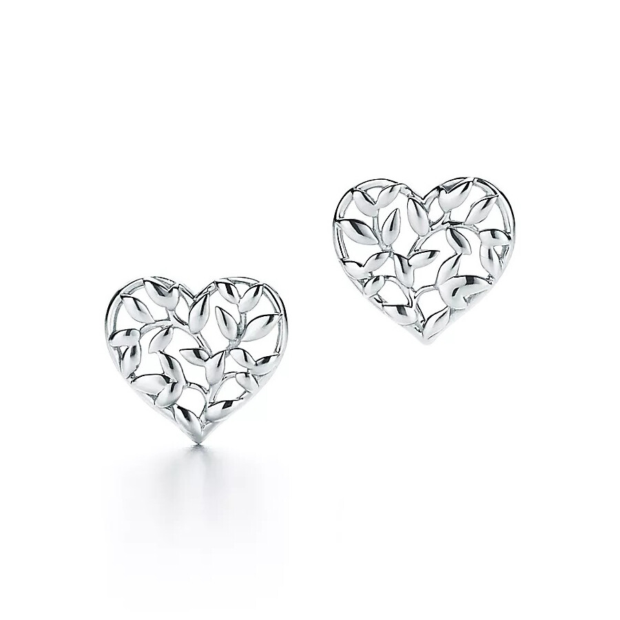 

Серьги Tiffany & Co. x Paloma Picasso Olive Leaf Heart, серебро