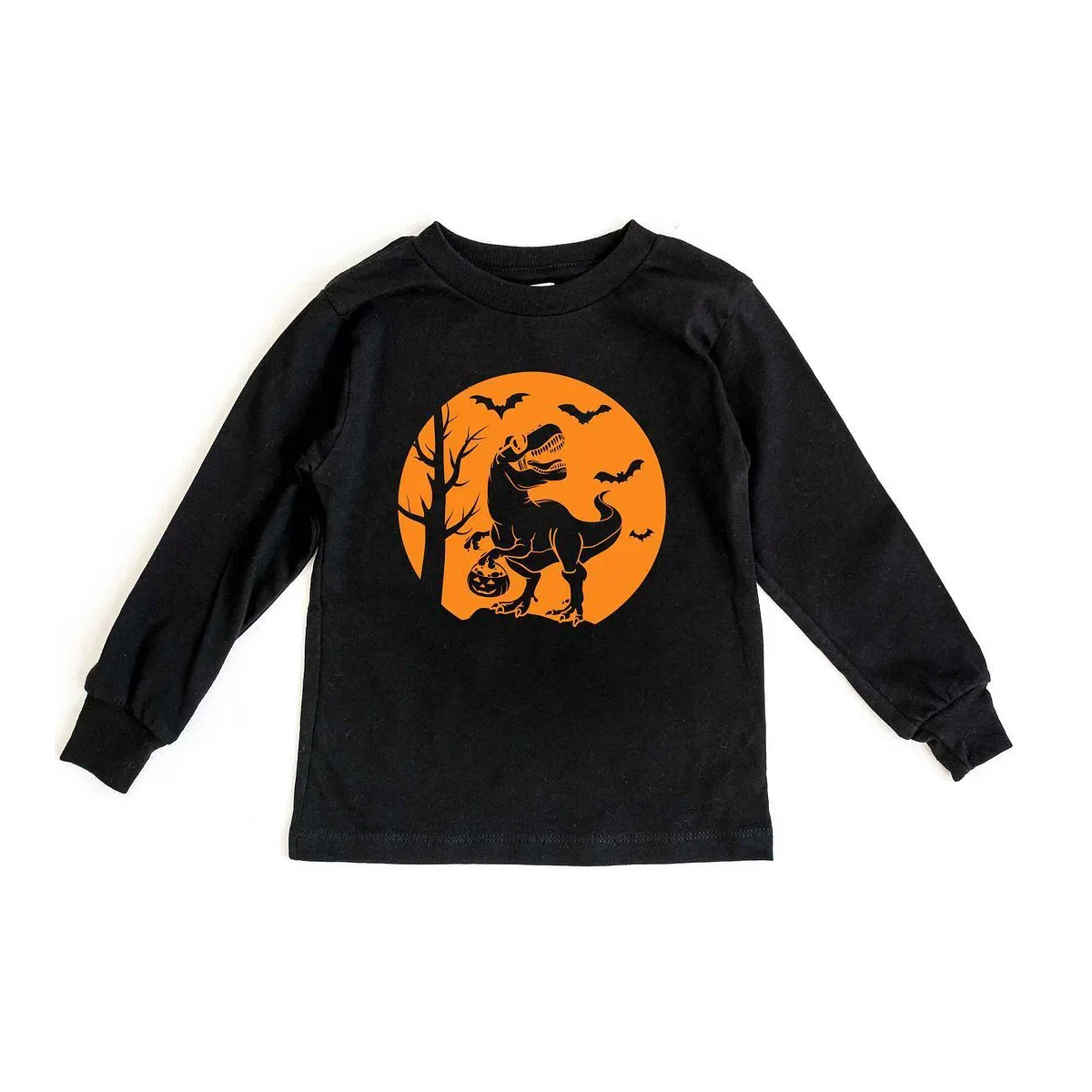 Детский лонгслив с принтом Dinosaur Moon The Juniper Shop, White