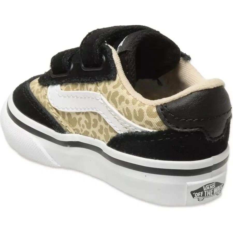 Кроссовки с принтом Brooklyn Ls V Vans, Черно-розовый — фото 3