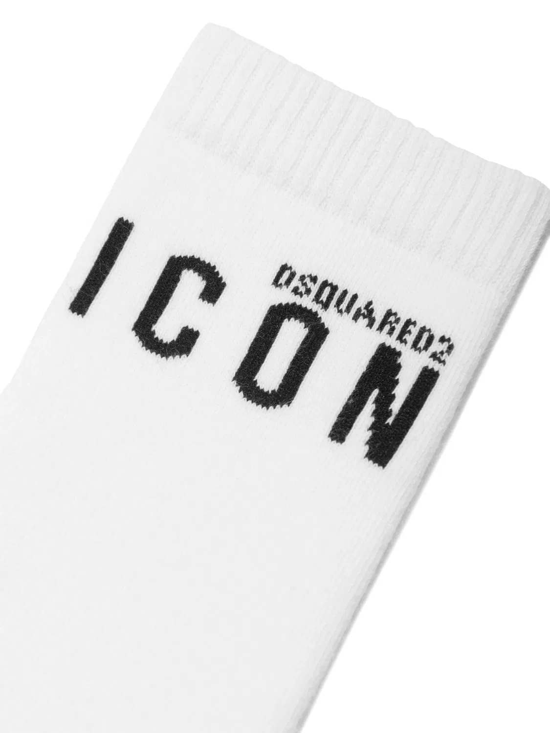 Носки с логотипом Jacquard DSQUARED2, белый — фото 4