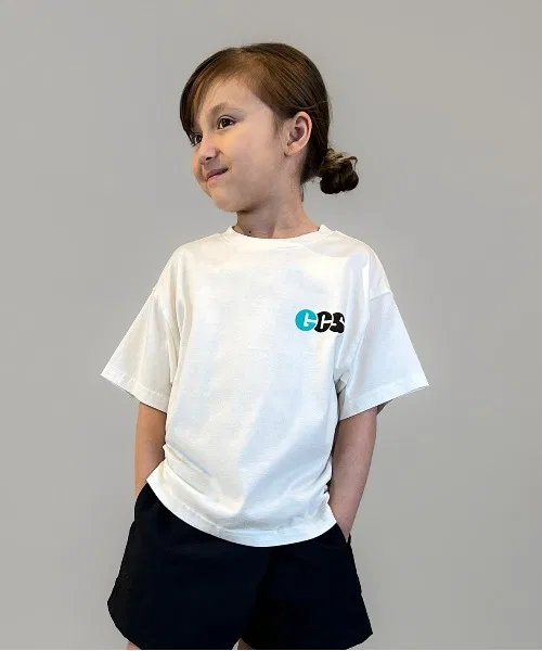 Детская футболка с коротким рукавом GCS Tee GROOVY COLORS, Белый — фото 3