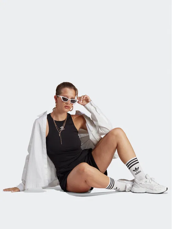 Топ slim fit adicolor Essentials Adidas, черный — фото 2